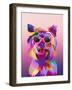 Yorkshire Terrier Pop Art-null-Framed Art Print