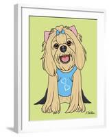 Yorkshire Terrier Showcut-Tomoyo Pitcher-Framed Giclee Print