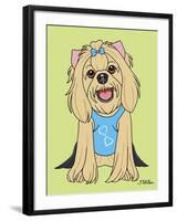 Yorkshire Terrier Showcut-Tomoyo Pitcher-Framed Giclee Print