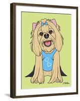 Yorkshire Terrier Showcut-Tomoyo Pitcher-Framed Giclee Print