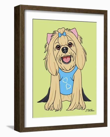 Yorkshire Terrier Showcut-Tomoyo Pitcher-Framed Giclee Print