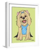 Yorkshire Terrier Showcut-Tomoyo Pitcher-Framed Giclee Print