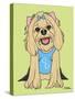 Yorkshire Terrier Showcut-Tomoyo Pitcher-Stretched Canvas