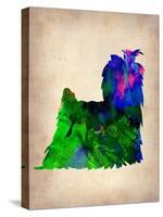Yorkshire Terrier Watercolor-NaxArt-Stretched Canvas