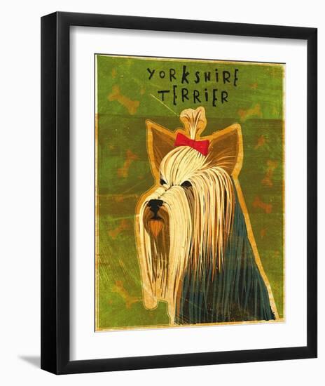 Yorkshire Terrier-John Golden-Framed Art Print