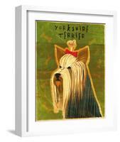 Yorkshire Terrier-John Golden-Framed Art Print