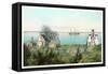 Yorktown Harbor-null-Framed Stretched Canvas