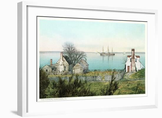 Yorktown Harbor-null-Framed Art Print