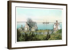 Yorktown Harbor-null-Framed Art Print