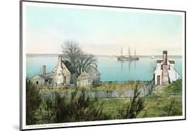 Yorktown Harbor-null-Mounted Art Print