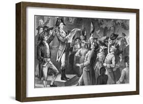 Yorktown: Surrender, 1781-Currier & Ives-Framed Giclee Print