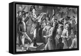 Yorktown: Surrender, 1781-Currier & Ives-Framed Stretched Canvas