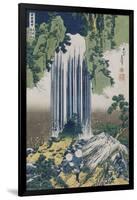 Yoro Waterfall, Mino Province', from the Series 'A Journey to the Waterfalls of All the Provinces'-Katsushika Hokusai-Framed Giclee Print