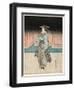 Yoru No Fukagawa Geisha-Utagawa Toyokuni-Framed Giclee Print