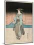 Yoru No Fukagawa Geisha-Utagawa Toyokuni-Mounted Giclee Print