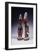 Yoruba Female and Male Ibeji Figures-null-Framed Giclee Print