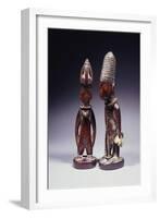 Yoruba Female and Male Ibeji Figures-null-Framed Giclee Print