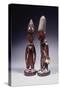 Yoruba Female and Male Ibeji Figures-null-Stretched Canvas