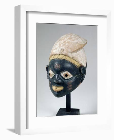 Yoruba Mask from the Gelede Society, Nigeria, 18th-20th Century-null-Framed Giclee Print