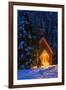 Yosemite chapel in winter, Yosemite National Park, California, USA-Russ Bishop-Framed Premium Photographic Print