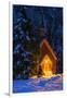 Yosemite chapel in winter, Yosemite National Park, California, USA-Russ Bishop-Framed Photographic Print