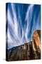 Yosemite Cloud Streaks Over El Capitan-Steven Maxx-Stretched Canvas