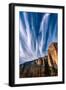 Yosemite Cloud Streaks Over El Capitan-Steven Maxx-Framed Photographic Print