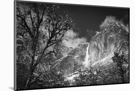 Yosemite Falls after a winter storm, Yosemite National Park, California, USA-Russ Bishop-Mounted Photographic Print