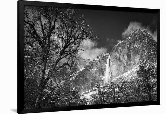 Yosemite Falls after a winter storm, Yosemite National Park, California, USA-Russ Bishop-Framed Photographic Print