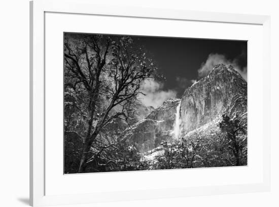 Yosemite Falls after a winter storm, Yosemite National Park, California, USA-Russ Bishop-Framed Premium Photographic Print