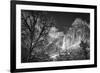 Yosemite Falls after a winter storm, Yosemite National Park, California, USA-Russ Bishop-Framed Premium Photographic Print