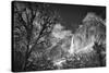 Yosemite Falls after a winter storm, Yosemite National Park, California, USA-Russ Bishop-Stretched Canvas
