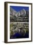 Yosemite Falls and Reflection in Merced River-Doug Meek-Framed Photographic Print