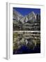 Yosemite Falls and Reflection in Merced River-Doug Meek-Framed Photographic Print