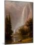 Yosemite Falls, C.1865-70 (Oil on Canvas)-Albert Bierstadt-Mounted Giclee Print