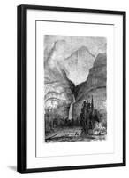 Yosemite Falls, California, 19th Century-Paul Huet-Framed Giclee Print