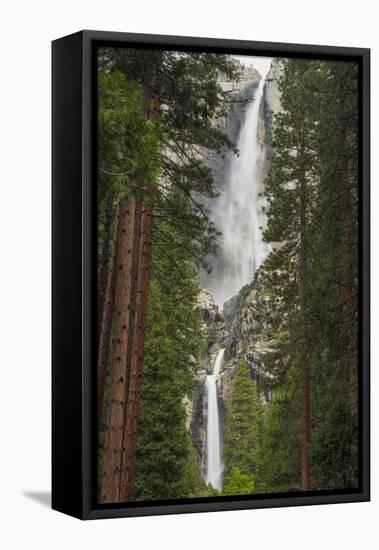 Yosemite Falls, California, Usa-Russ Bishop-Framed Stretched Canvas