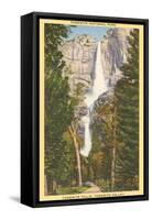 Yosemite Falls, California-null-Framed Stretched Canvas