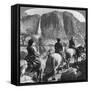 Yosemite Falls, from Glacier Point Trail, Yosemite Valley, California, USA, 1901-Underwood & Underwood-Framed Stretched Canvas