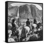 Yosemite Falls, from Glacier Point Trail, Yosemite Valley, California, USA, 1901-Underwood & Underwood-Framed Stretched Canvas