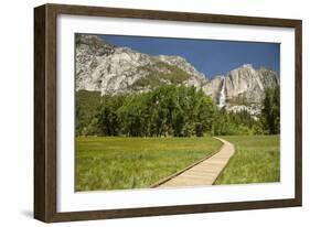 Yosemite Falls in Spring-Richard T Nowitz-Framed Photographic Print