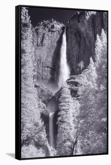Yosemite Falls Infrared-Vincent James-Framed Stretched Canvas