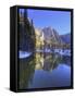 Yosemite Falls Reflected in Merced River, Yosemite National Park, California, Usa-Jamie & Judy Wild-Framed Stretched Canvas