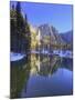 Yosemite Falls Reflected in Merced River, Yosemite National Park, California, Usa-Jamie & Judy Wild-Mounted Photographic Print