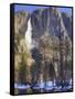 Yosemite Falls Reflected in Merced River, Yosemite National Park, California, Usa-Jamie & Judy Wild-Framed Stretched Canvas