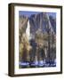 Yosemite Falls Reflected in Merced River, Yosemite National Park, California, Usa-Jamie & Judy Wild-Framed Photographic Print