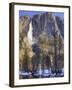 Yosemite Falls Reflected in Merced River, Yosemite National Park, California, Usa-Jamie & Judy Wild-Framed Photographic Print