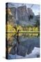 Yosemite Falls Reflection at Swinging Bridge-Vincent James-Stretched Canvas