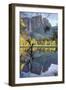 Yosemite Falls Reflection at Swinging Bridge-Vincent James-Framed Photographic Print