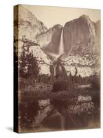 Yosemite Falls, Usa, 1861-75-Carleton Emmons Watkins-Stretched Canvas